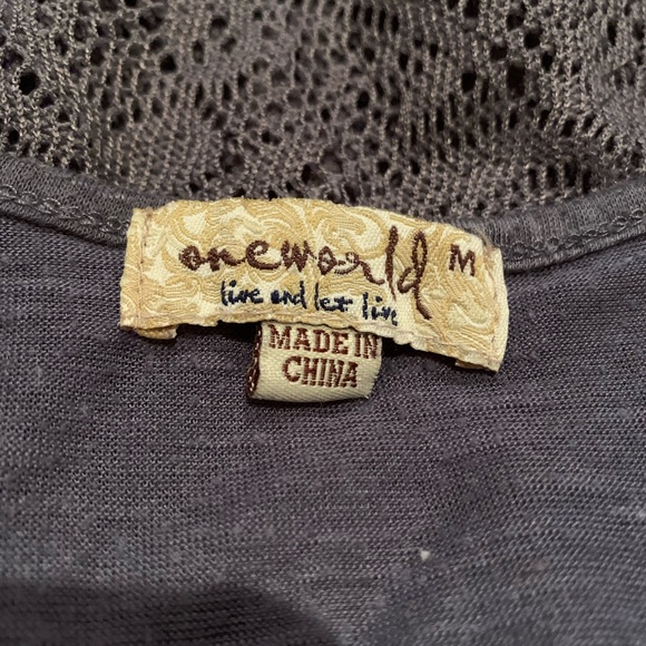 One‎ World Top with overlay - Picture 8 of 8